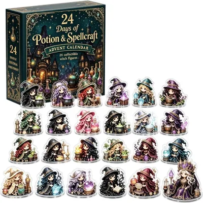 Productafbeelding van Heksen Adventskalender 2026 Gothic Adventskalender Met 24 Deurtjes A