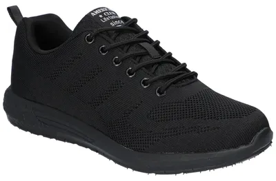 Produktbild von American Club WT284, Herren Sportschuhe Memory Foam System, leichte Sneaker atmungsaktiv bequem, Schwarz 41