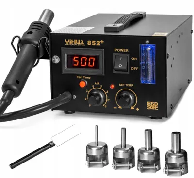 Produktbild von Yihua 852D+ Heißluft-Lötstation für BGA SMD