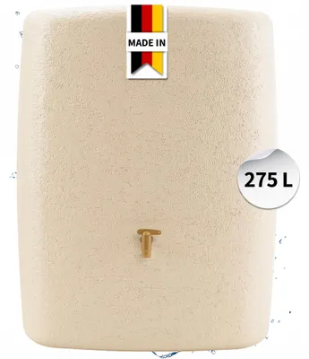 Immagine prodotto di 4rain TERRA serbatoio da parete 275 L, beige sabbia ; 295600, Immagine generata dall'IA