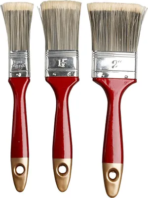 Productafbeelding van Lakpenselen, 2,5-4,5 cm, 3 stuks.