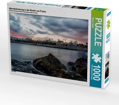 Produktbild von Calvendo Abendstimmung in der Bucht von Palma 1000 Teile Puzzle quer 640x480mm, Sielaff Marcus; 7434954