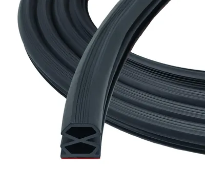 Produktbild von Dichtungsband Dichtungsstreifen Türdichtung - Selbstklebend - 6 m - 10 x 12 mm - Für Türen und Fenster