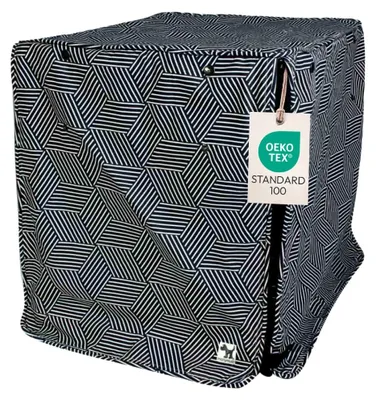 Productafbeelding van Robuuste afdekking voor hondenkooien, 76,2 cm, maat M, 76,2 x 53,3 x 61 cm, set van twee