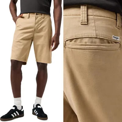Immagine prodotto di WRANGLER Uomo, Pantaloncini CHINO SHORT, W32, Beige, Pantaloncini, pantaloni