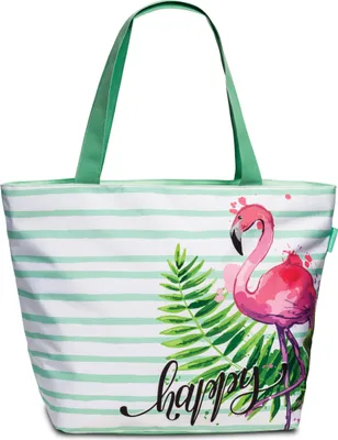 Produktbild von Strandtasche Mint Badetasche Shopper Schultertasche Reißverschluss Beach Bag