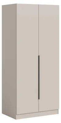 Produktbild von xonox.home Kleiderschrank 2-türig Kopenhagen Kaschmir Nachbildung B/H/T: 80x181x52 cm