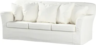Produktbild von Dekoria Bezug für Tomelilla 3-Sitzer Sofa nicht ausklappbar, weiß, Sofahusse, Tomelilla 3-Sitzer