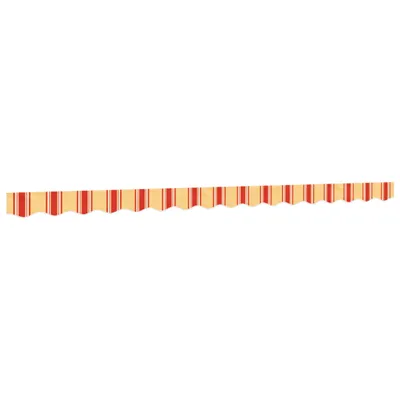 Produktbild von Markisenvolant Gelb und Orange Gestreift 4 m