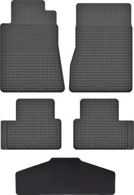 Image de Tapis auto caoutchouc bac pour Mercedes Classe B W245 2005-2011 5 pièces tunnel