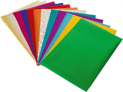 Immagine prodotto di Set di fogli Pebaro craft foil a caldo 10x15 cm 24 fogli multicolore