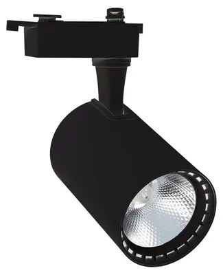 Produktbild von 1-Phasenstromschiene LED-Strahler 30W Bron Schwarz 3000K Warmweiß