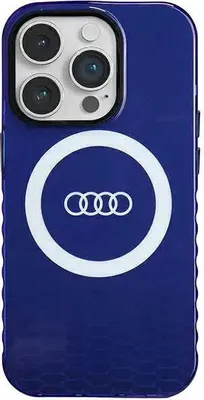 Obrázok produktu pre Puzdro Audi Iml Big Logo Magsafe Na Iphone 14 Pro - Niebieskie