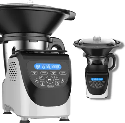 Produktbild von Chef-O-Matic® Kitchen Robot - Küchenmaschine mit Kochfunktion 1000 W, 3,00 l Schüssel, mit Dampfgaraufsatz, digitale Waage und Zubehör