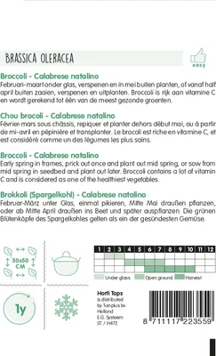 Produktbild von Samen - BROKKOLI 'CALABRESE NATALINO'