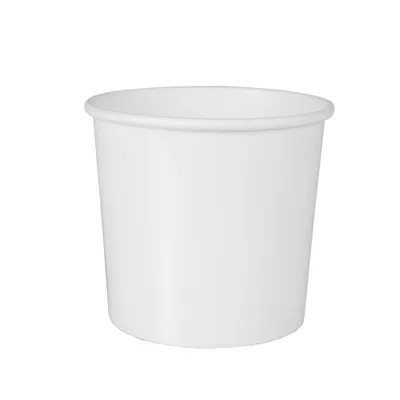 Produktbild von Suppenbecher, Pappe "To Go" rund 470 ml Ø 9,9 cm · 9,9 cm weiss