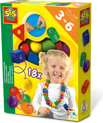Produktbild von SES creative Bastelset Ich lerne auffädeln SES C