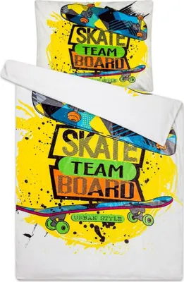 Obrázek produktu pro Mikroflanelové povlečeníl Skate 140x200, 70x90 cm