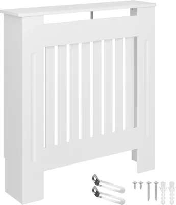 Produktbild von Heizkörperabdeckung Vila, im Lamellendesign, mit Ablage - 78 x 19 x 82 cm