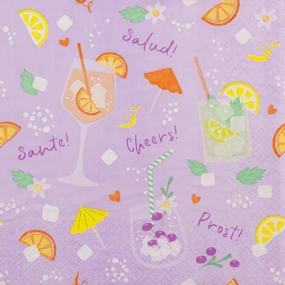 Obrázek produktu pro Ubrousky 33 x 33 cm – Koktejlová párty