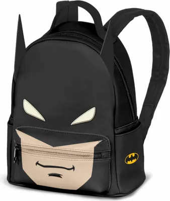 Produktbild von Karactermania Dc Comics Batman Batsignal Heady Rucksack Schwarz Kinder Schwarz One Size