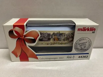 Produktbild von MÄRKLIN H0 Containertragwagen Geburtstagswagen 1997 Mukoviszidosde