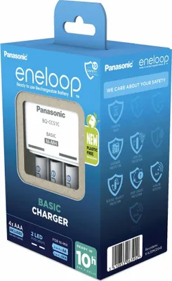 Zdjęcie produktu dla Ładowarka Panasonic Eneloop Basic BQ-CC51 inkl. 4xAAA K-KJ51MCD04E