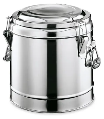 Produktbild von 2x WAS Germany Thermospeisetransportbehälter 8l, Ø 26 cm, Chromnickelstahl