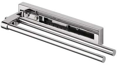 Obrázek produktu pro Držák na ručníky Kronenbach, 32 cm, dvouramenný, nastavitelný
