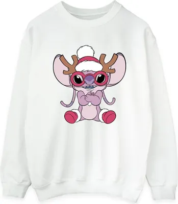 Produktbild von Disney - Sweatshirt für Damen BI23040 (5XL) (Weiß)