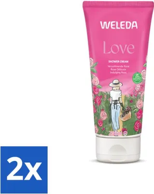 Image de WELEDA - Douche aromatique Love Crème de douche - 200 ml - Pack avantage - 2 pièces