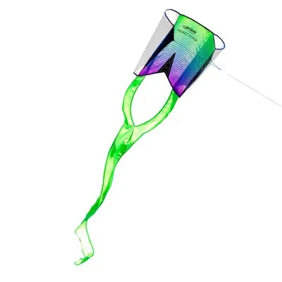 Obrázok produktu pre Jednošnúrový šarkan Prism Pocket Flyer Electric PKFG modrý 76 x 53 cm + 220 cm chvost