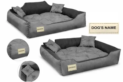 Produktbild von Hundebett, Laufstall, 115 x 95 cm, personalisierbar, grau
