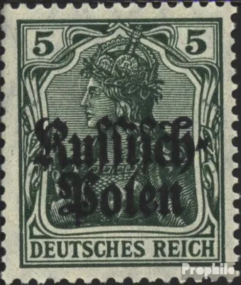 Produktbild von Briefmarken Dt. Besetzung Polen 1. WK 1915 Mi 2 mit Falz Germania