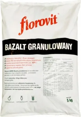 A white bag of fertilizer with text and graphics.