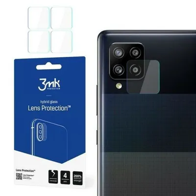 Produktbild von 3mk Hybridglas Lens Protection für Samsung Galaxy A42 5G Kamera Objektiv Kameralinse 0,16mm 6H (4 Stück)