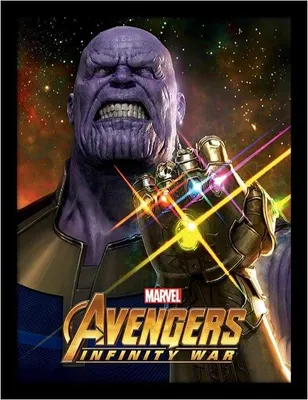 Produktbild von Avengers, Gerahmtes Plakat 35 x 46 cm
