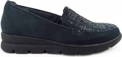 Produktbild von Waldläufer H-Bruni DENVER BUKLE notte Damen Slipper in Blau, Größe 6.5