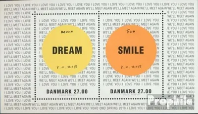 Produktbild von Briefmarken Dänemark 2018 Mi Block69 (kompl.Ausg.) postfrisch Kunstausstellung