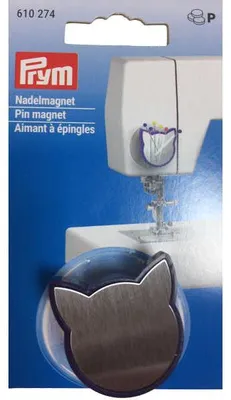 Produktbild von Prym NADELMAGNET KATZE 45 x 45 x 25 mm silberfarbig
