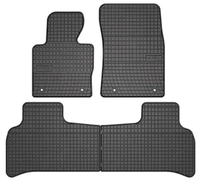 Zdjęcie produktu dla Dywaniki gumowe do Range Rover III L322 Vogue 2001-2012 (SUV) – 4 szt., czarne, dopasowane – Wielganizator SolidPRO