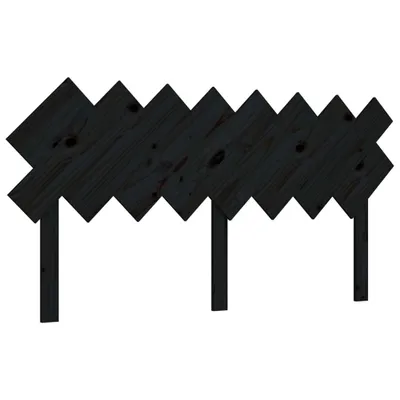 Immagine prodotto di vidaXL Testata del letto nera 159,5x3x80,5 cm in legno di pino massiccio
