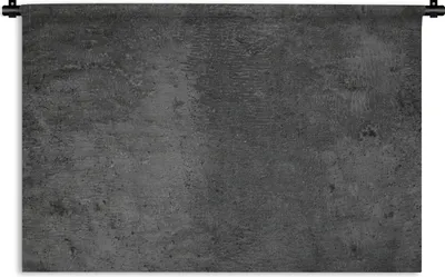 Produktbild von MuchoWow® Wandteppich Wandbehang Strukturiert - Beton - Grau - Industriell - Rustikal 90x60 cm Tapisserie Dekoration Wandtuch - Wandskulpturen - Bildteppich