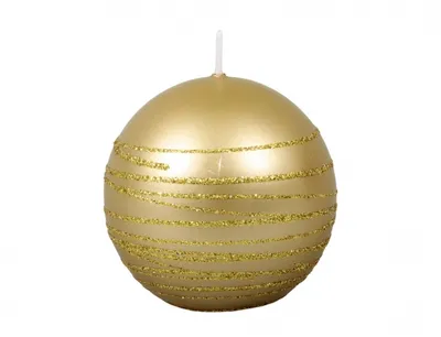 Image de Bougie ANDROMEDA KOULE Noël d8cm