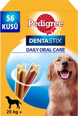 Immagine prodotto di Pedigree Dentastix Daily Oral Care: crocchette dentali per razze di taglia grande 56 pz