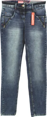 Produktbild von 31639 Cecil, Scarlett, Damen Jeans, Stretchdenim, mid blue, W 26 L 32