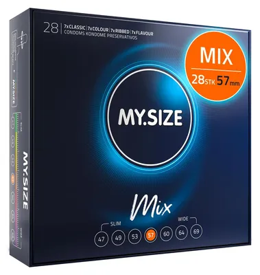 Zdjęcie produktu dla MY.SIZE Mix 57 mm Condome - 28 Stück