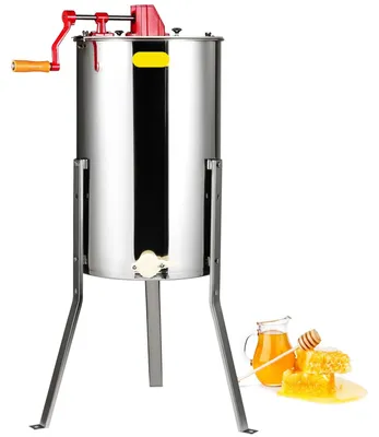 Produktbild von Honigextraktion – Imker – Honigzentrifuge – Manuelle Honigzentrifuge – Honigzentrifuge – 3 Wabenrahmen, Edelstahl