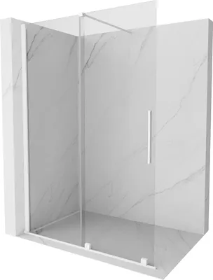 Image de Mexen Velar paroi de douche 130x200 cm, 8mm blanc