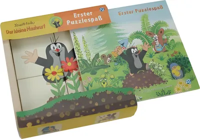Obrázok produktu pre Prvé zábavné puzzle, Krtko (detské puzzle)